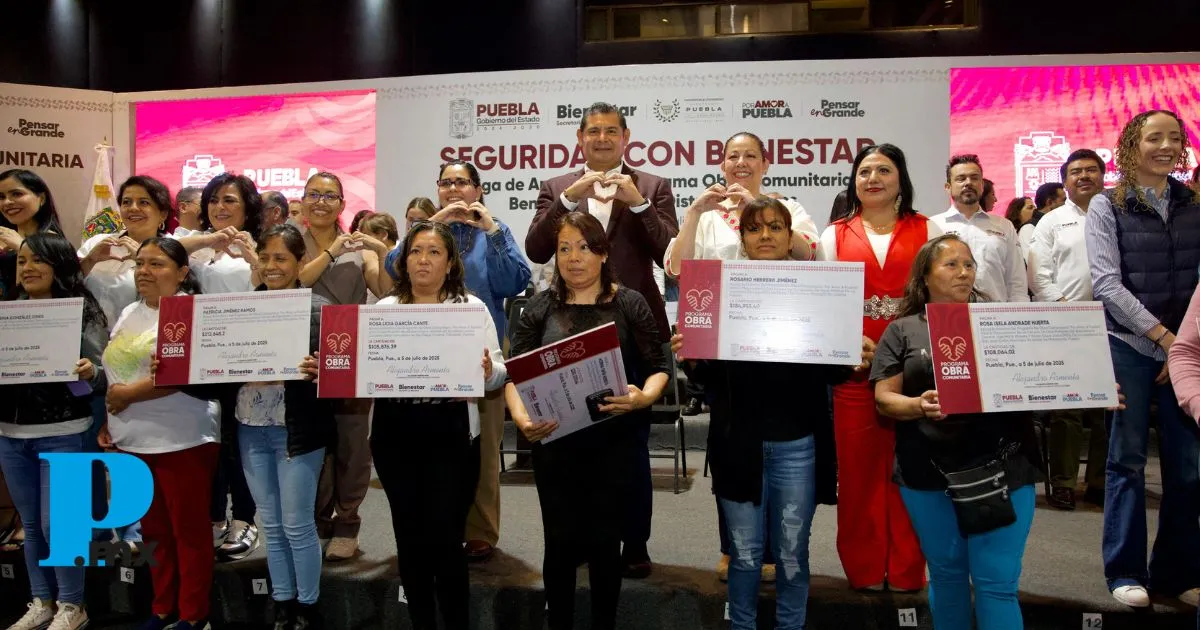 Congreso de Puebla participa en la entrega de apoyos del Programa Obra Comunitaria