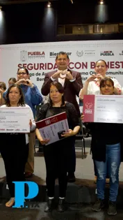 Congreso de Puebla participa en la entrega de apoyos del Programa Obra Comunitaria