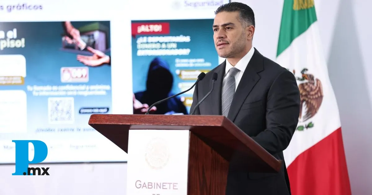 Gobierno federal activa plan contra la extorsión en ocho estados clave
