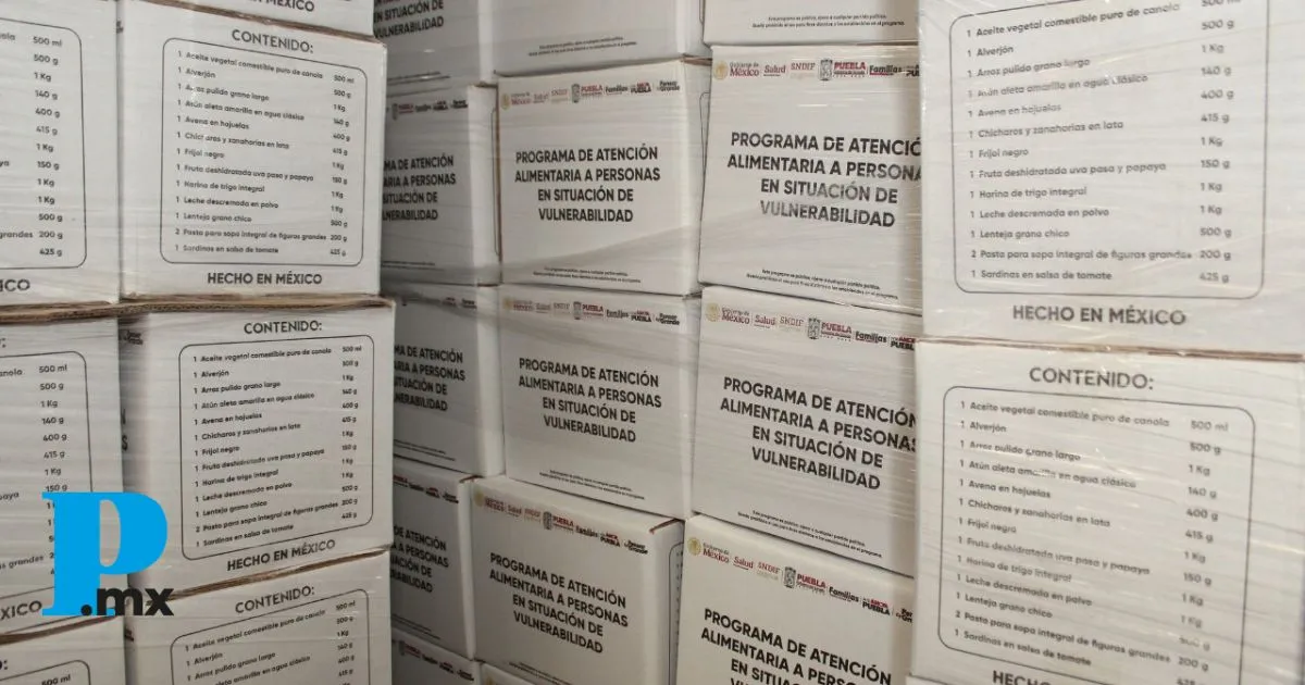 San Pedro Cholula entrega apoyos alimentarios a sectores vulnerables