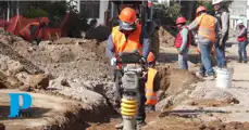Supervisa Gobierno de la Ciudad trabajos de mantenimiento vial de la calle 8 Sur – 53 Norte
