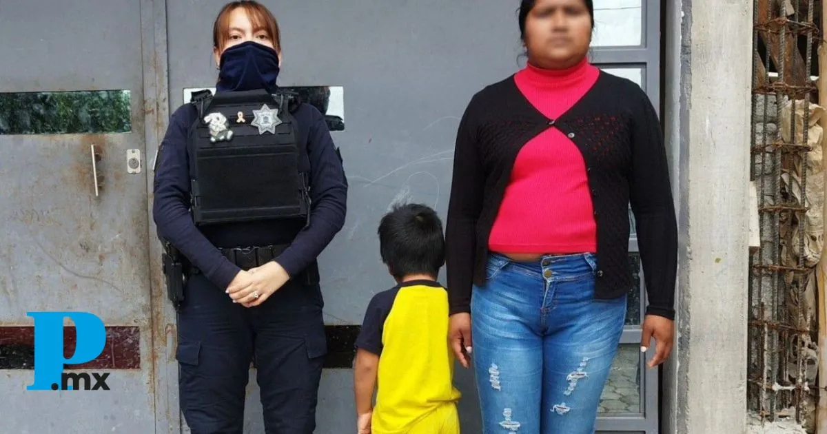 Autoridades de Tehuacán atienden caso de menor localizado en la vía pública