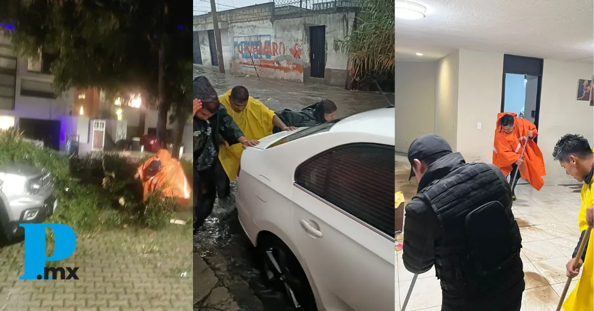 Gobierno de Cholula activa brigadas y atiende afectaciones por lluvias