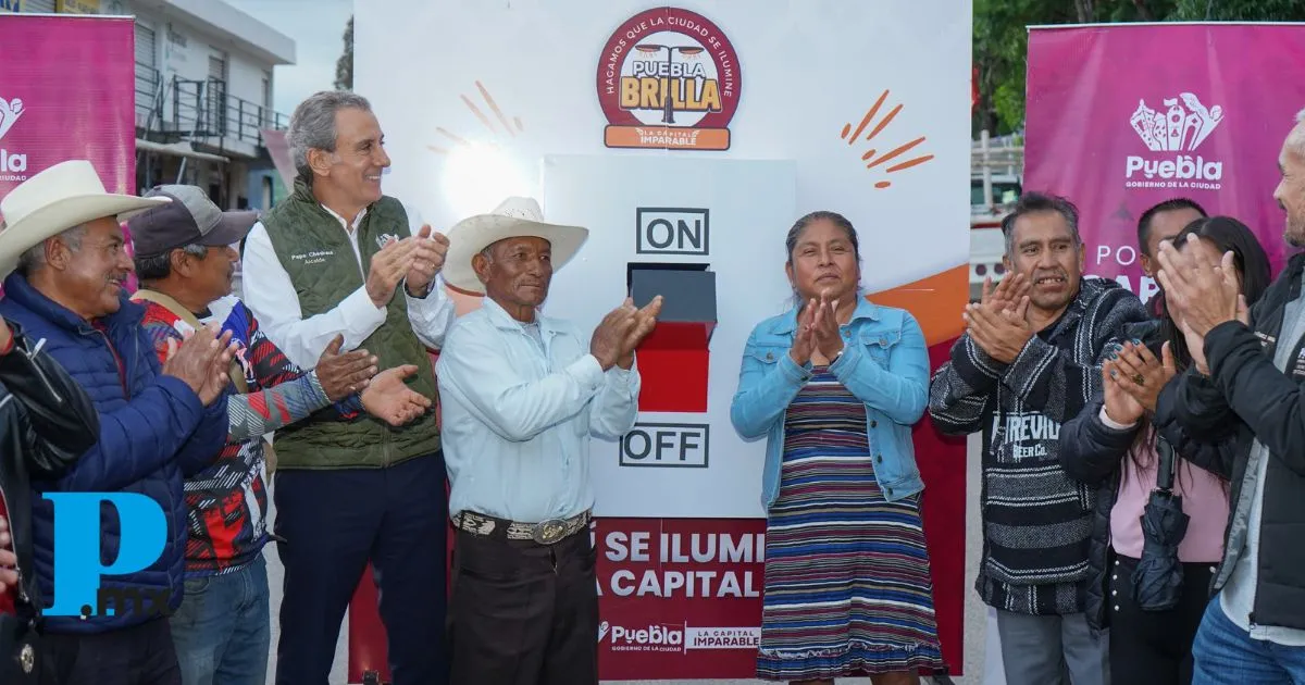 Gobierno de la Ciudad renovó el alumbrado en seis juntas auxiliares