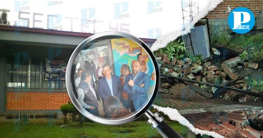 Señalan a CAPCEE por negligencia tras derrumbe en escuela técnica de Coronango