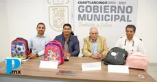 Ayuntamiento de Cuautlancingo anuncia programa "Escuela Segura"