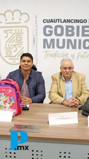Ayuntamiento de Cuautlancingo anuncia programa "Escuela Segura"