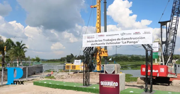 Inician obras del Puente “La Panga” para conectar Puebla y la Mixteca