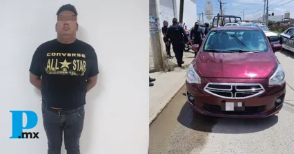 SSCyPC de Cuautlancingo detiene a un hombre por detentaci&oacute;n de veh&iacute;culo