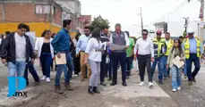 Supervisa Pepe Chedraui rehabilitación vial en la colonia Aquiles Serdán