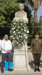 Gobierno de Tehuacán honra a Benito Juárez en su 153 aniversario luctuoso con solemne ceremonia cívica