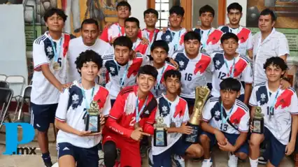 Se corona selección Sub-17 de Tehuacán campeona en la Copa Franja 2025