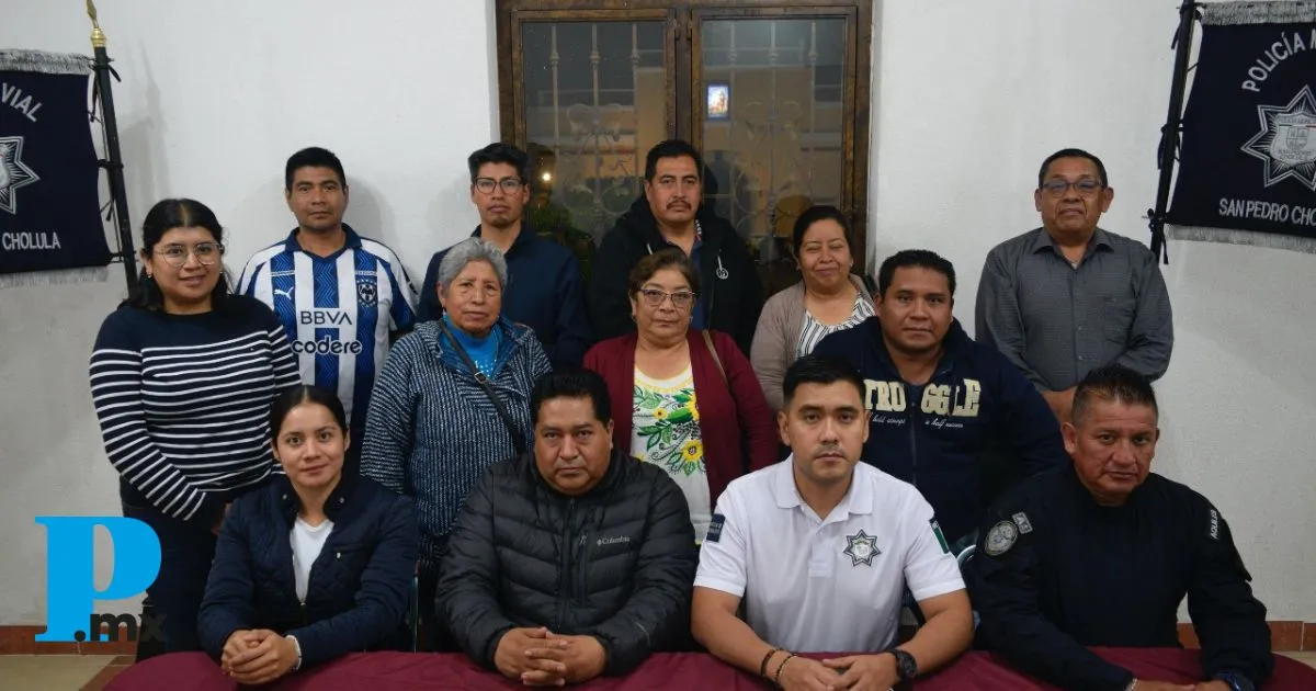 Barrios de San Pedro Cholula se suman a las Mesas de Seguridad