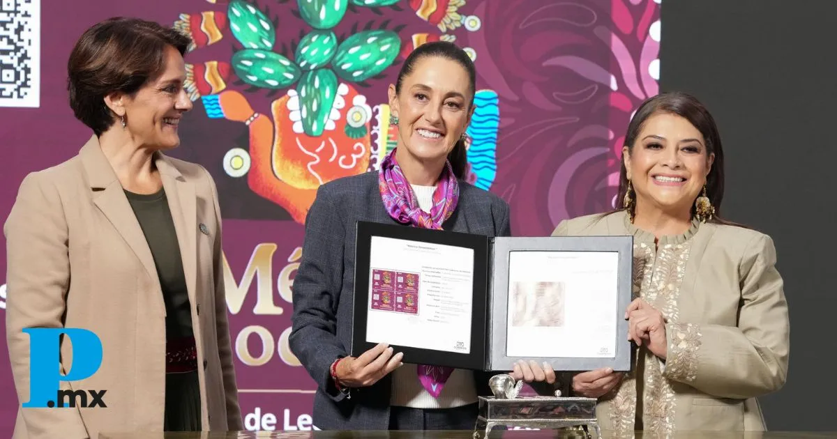 Celebran 700 años de México-Tenochtitlan con timbre conmemorativo