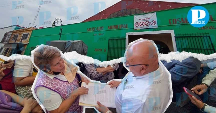 Comerciantes del Mercado Cosme del Razo entregan pliego petitorio