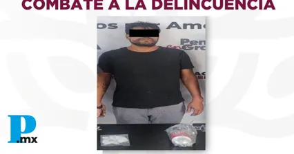 Policía de Tehuacán arresta a presunto narcomenudista con 25 dosis de cristal