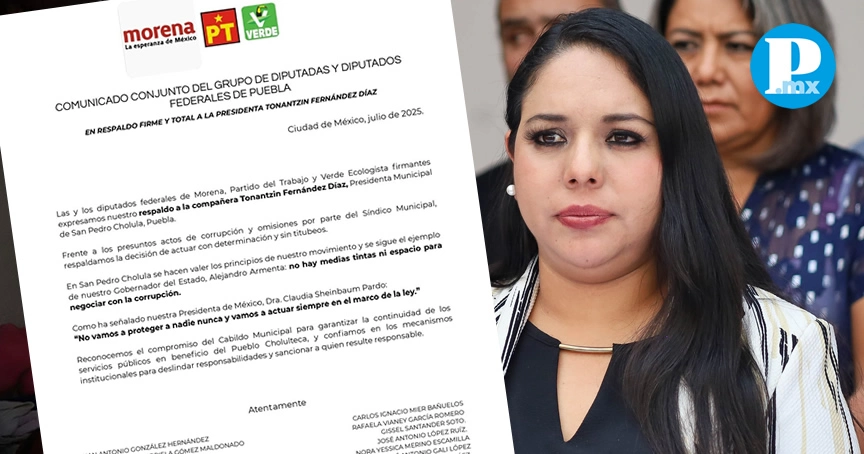 Legisladores de Morena, PT y PVEM respaldan a Tonantzin Fernández