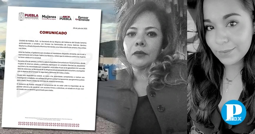 La Secretaría de las Mujeres exigió justicia por los feminicidios de Liliana y Shayla, y reafirmó su compromiso con erradicar la violencia de género en Puebla