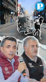 Puebla abrirá calles del centro tras reducción del 80% del ambulantaje