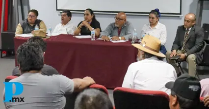 Tonantzin Fernández dialoga con pueblos originarios sobre el relleno sanitario