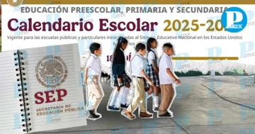 El inicio del nuevo ciclo escolar será el 1 de septiembre, con un total de 186 días hábiles de clases