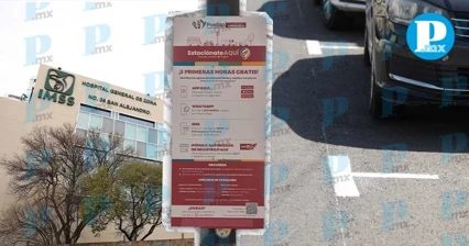 Aprueban parquímetros en calles aledañas al Hospital San Alejandro en Puebla