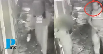 Captura del video difundido por la víctima, donde se observa el momento de la agresión sexual en San Manuel