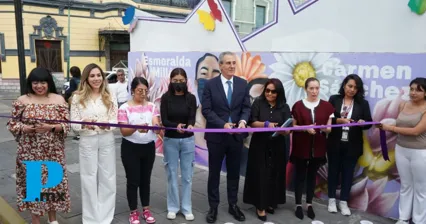 Gobierno de la Ciudad dedica mural a mujeres sobrevivientes de violencia ácida