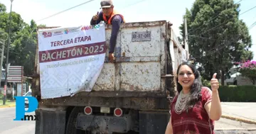 Supervisa Tonantzin Fernández obras de bacheo en San Pedro Cholula