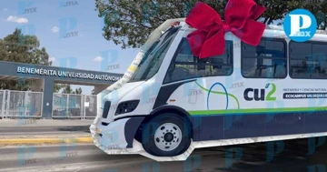 La BUAP inauguró 19 unidades de transporte estudiantil STU