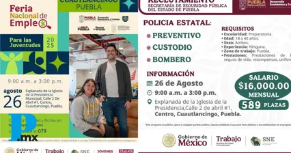 Cuautlancingo lanza Feria de Empleo 2025 con más de 500 vacantes