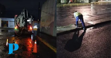 Gobierno y Agua de Puebla atienden zonas afectadas por lluvia de este jueves