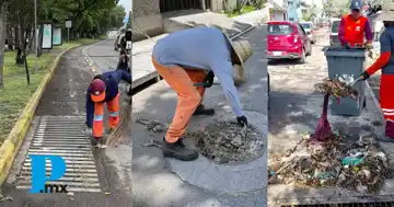 Gobierno de Puebla intensifica limpieza de drenajes para evitar inundaciones