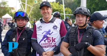 Realizan carrera de policías en Paseo Bravo por Día del Policía Municipal