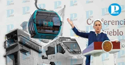 Es un sistema de transporte público; Sheinbaum habla sobre el Cablebús en Puebla