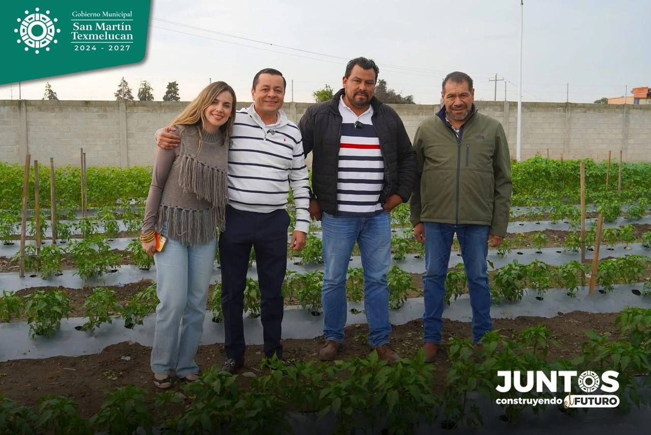 El presidente municipal de San Martín Texmelucan, Juan Manuel Alonso Ramírez, aseguró en un video difundido en redes sociales que especialistas en materia de salubridad han dado luz verde para la cosecha de verduras provenientes del huerto de traspatio que utiliza aguas tratadas del Rastro Municipal. En las imágenes aparece acompañado por Karla González, presidenta del Sistema Municipal DIF, y por el jefe del Departamento del Rastro Municipal.   Según declaraciones oficiales, los productos del huerto serán destinados a la elaboración de alimentos en la estancia de día “Nuevo Amanecer”, administrada por el DIF municipal.