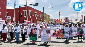 ¡Hasta encontrarles! Marchan en Puebla por personas desaparecidas