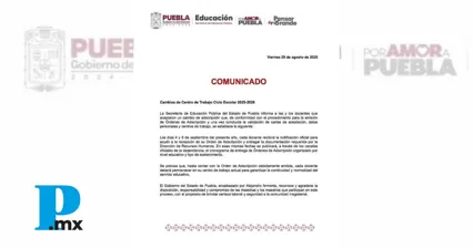 Esta decisión implicará ajustes en escuelas y grupos tras el arranque de clases.