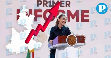 Claudia Sheinbaum destaca proyectos para Puebla en su Primer Informe de Gobierno
