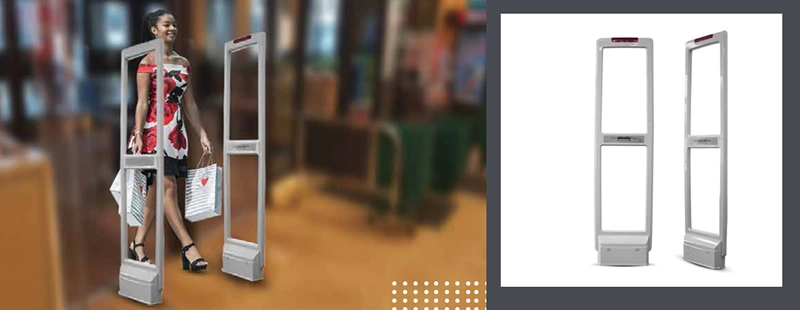 Sistema de detección para sistema EAS, muy comunes en centros comerciales