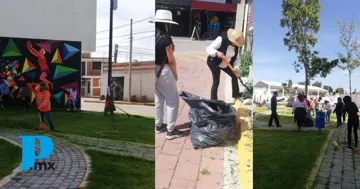 SMDIF Cuautlancingo encabeza faena comunitaria