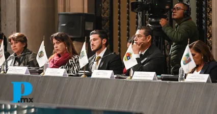 Armenta destaca baja de feminicidios en Puebla ante Claudia Sheinbaum