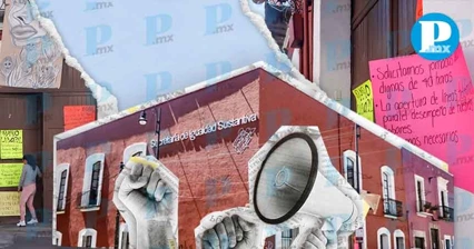 Trabajadoras de la Secretaría de Mujeres exigen pagos e insumos