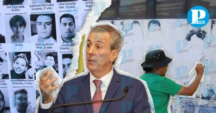 En la obra estaban plasmadas las imágenes de cuatro personas que fueron localizadas tras haber sido reportadas como desaparecidas