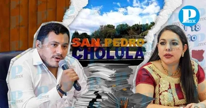 Conflicto de la alcaldesa y síndico de San Pedro Cholula escala a la vía legal