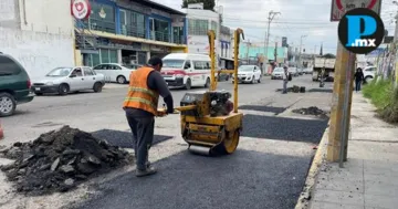 Puebla intensifica campaña de bacheo con 25 cuadrillas en acción diaria