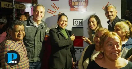 San Sebastián de Aparicio estrena 200 luminarias LED con Puebla Brilla