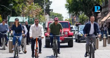 Puebla celebra Día Mundial Sin Auto con rodada ciclista en el Centro Histórico