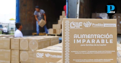 DIF Municipal entrega más de 8mil despensas a grupos prioritarios en Agua Santa