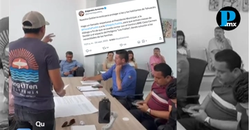 Alejandro Barroso es exhibido en video por ignorar a vecinos mientras usa el celular